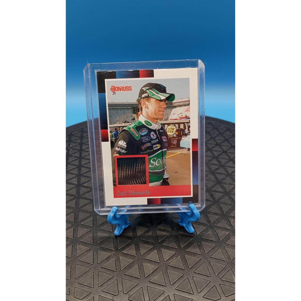 CARL EDWARDS 2021 DONRUSS RACING 1988 RETRO RACE-USED RELIC 88R-ED NASCAR